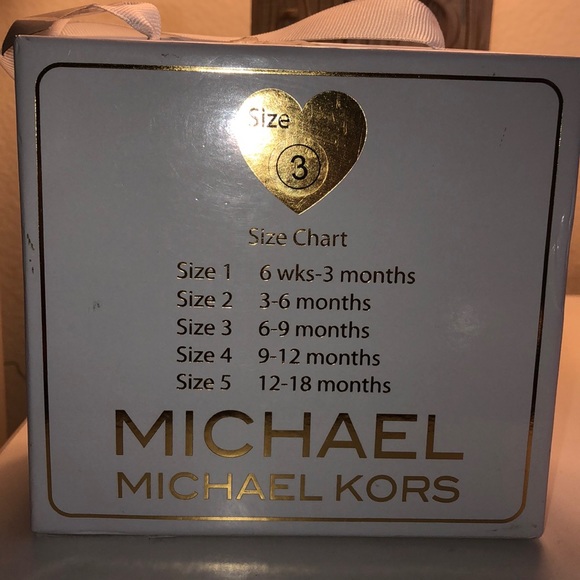 Michael Kors Pink infant flats - Baby Grace Logo - Picture 5 of 5